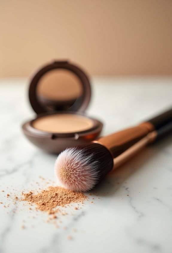 makeup brush application errors