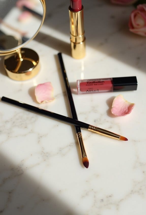 perfect lip brush technique