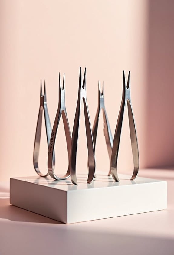 precision stainless steel tweezers