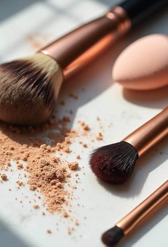 regularly clean beauty tools
