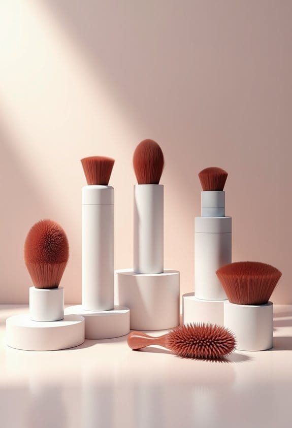 shiny smooth hair brushes
