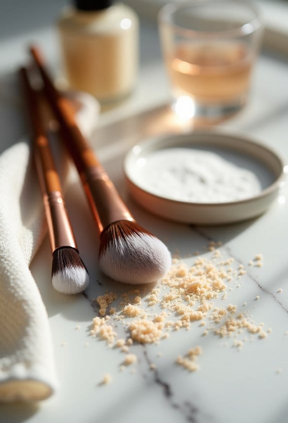 time to clean brushes