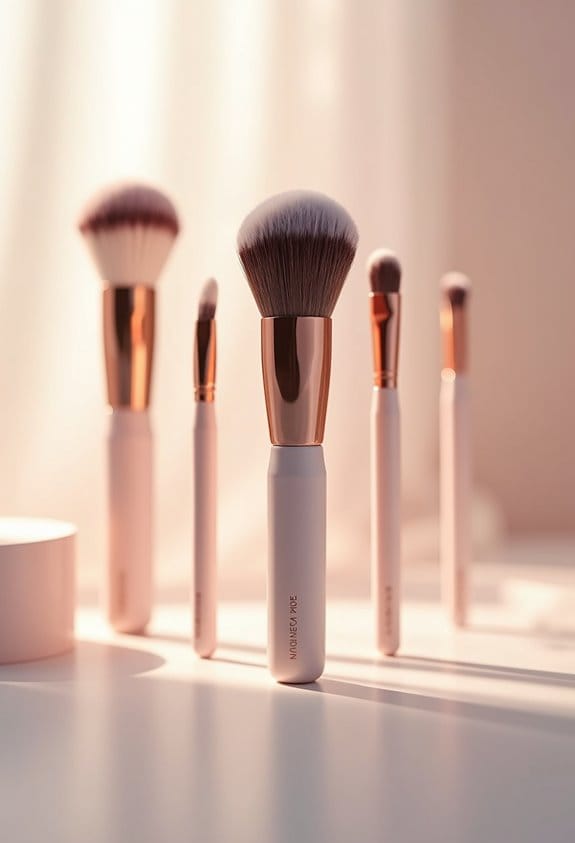 top fan highlighter brushes