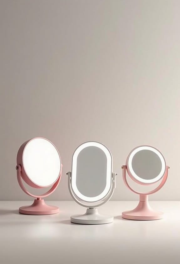 top led makeup mirrors