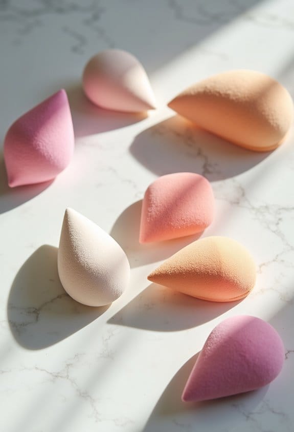 wedge shaped sponges for makeup